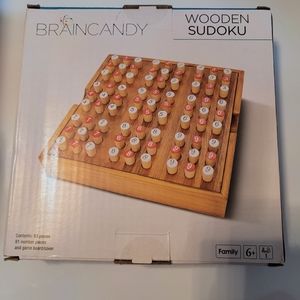 wooden sudoku.